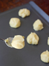 Drop-spoonfuls-of-dough-onto-a-greased-baking-sheet