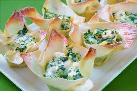 Chicken Wonton Cups