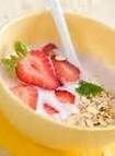 yogurt and oatmeal