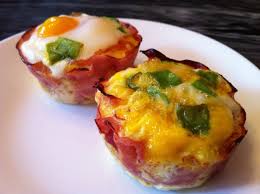 baked eggs ham crisps