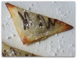 Chocolate Banana Wontons